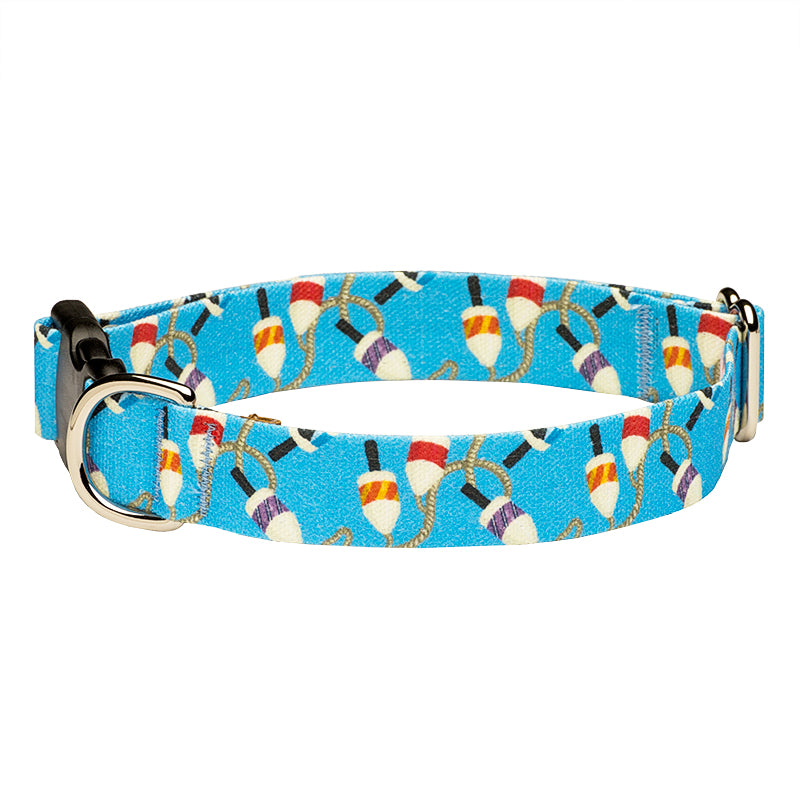 Salty Buoys Dog Collar - Blue
