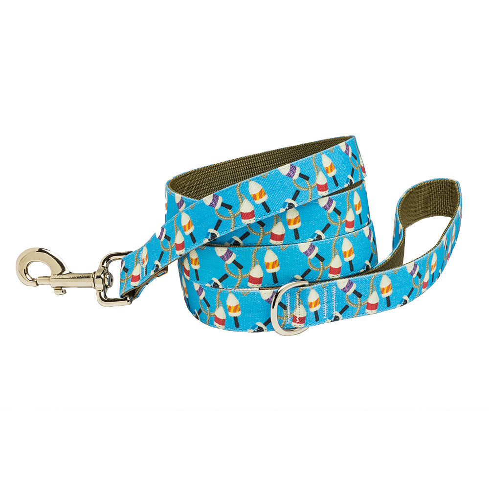 Our Good Dog Spot Salty Buoy Dog Lead Blue