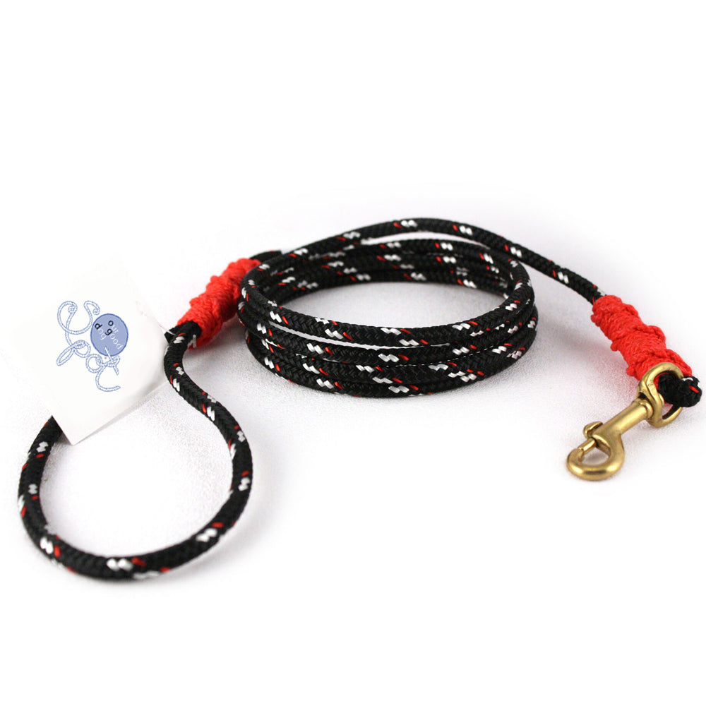 Our Good Dog Spot Newport Black Lobsterman Lead