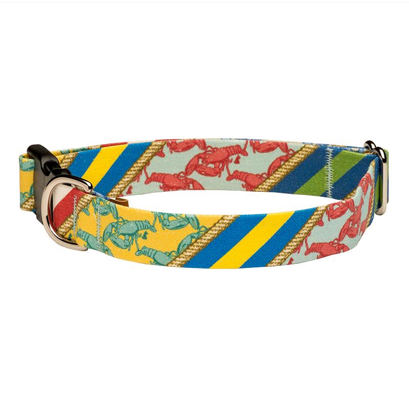 Red and yellow dog collar best sale