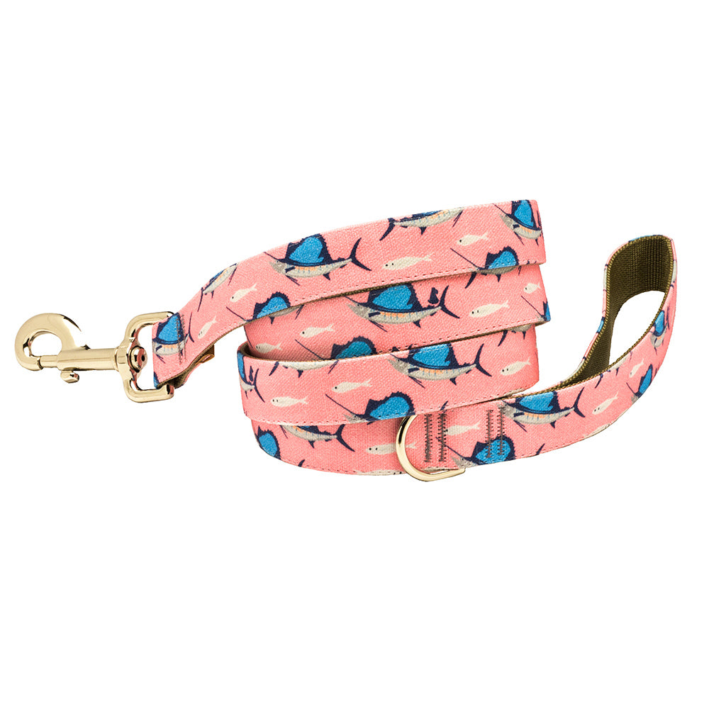 Our Good Dog Spot Sailfish Frenzy Dog Lead Pink