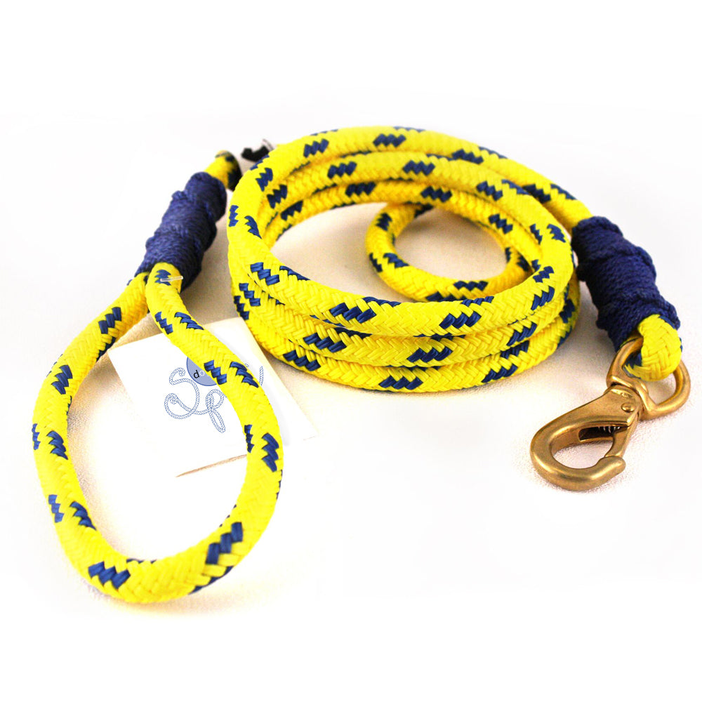Our Good Dog Spot Coastal Yellow Lobsterman Lead