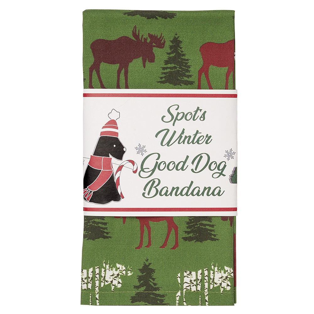 White Mountain Moose Good Dog Bandana ❄️