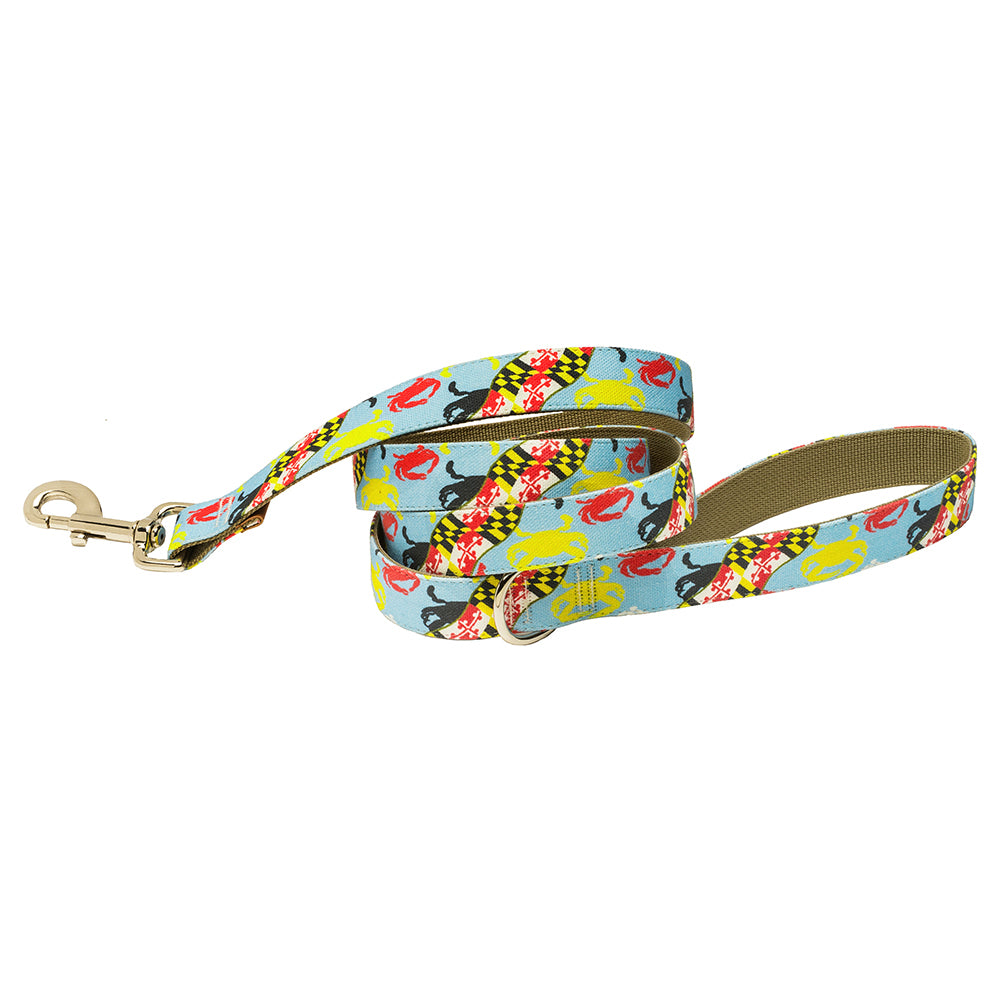 Our Good Dog Spot Maryland Flag and Crab Dog Lead
