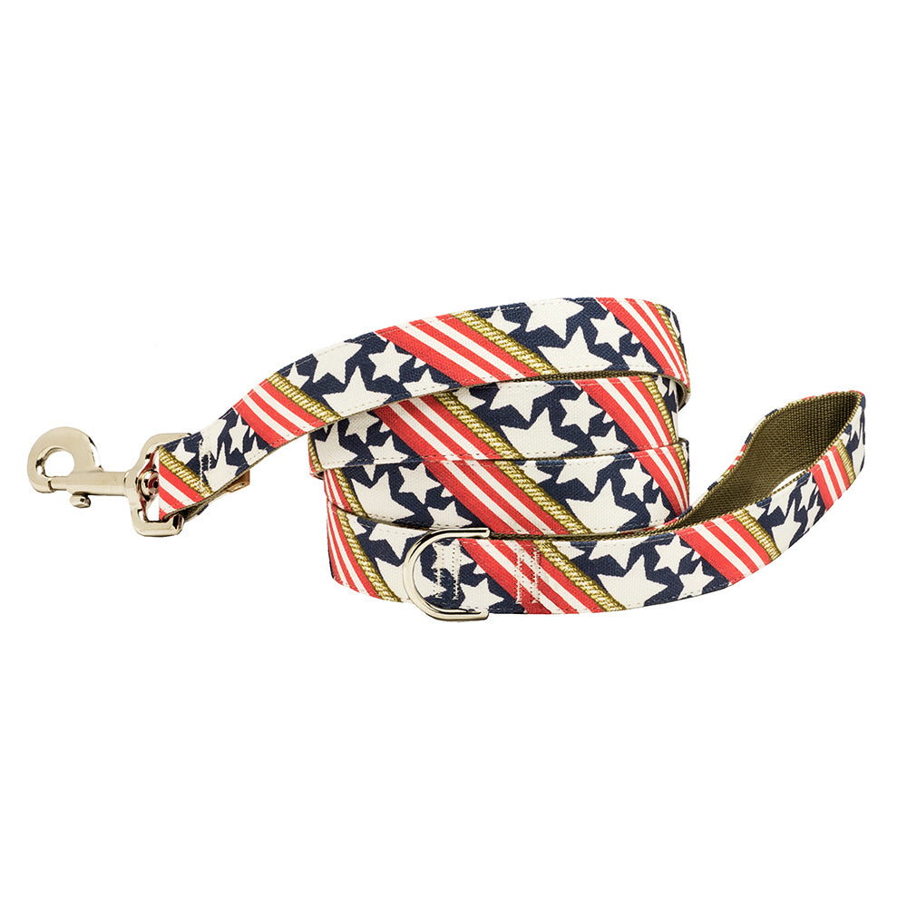 Our Good Dog Spot Stars and Stripes Forever dog lead