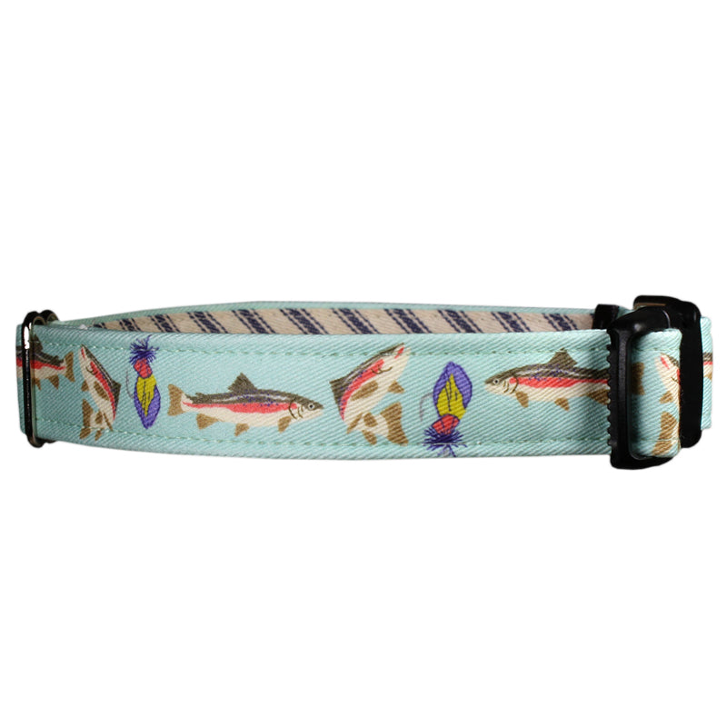 Freshwater Trout Dog Collar - Mint
