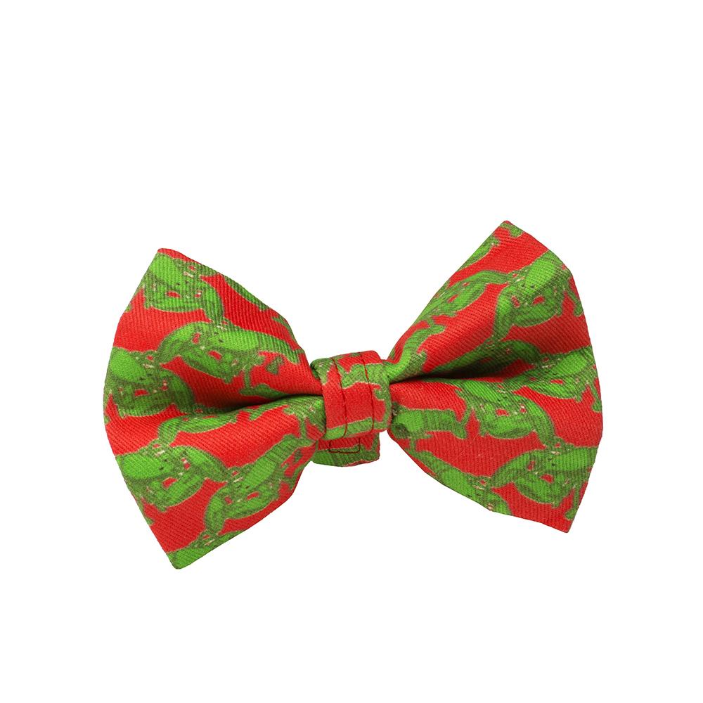 Rockin' Christmas Lobster Bow Tie - Evergreen